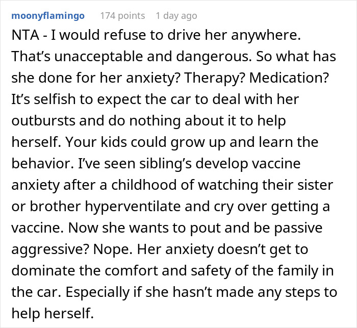 &ldquo;I Humiliated Her&rdquo;: Husband Bans Wife From The Front Seat After Her Anxiety Meltdown Puts Them At Risk