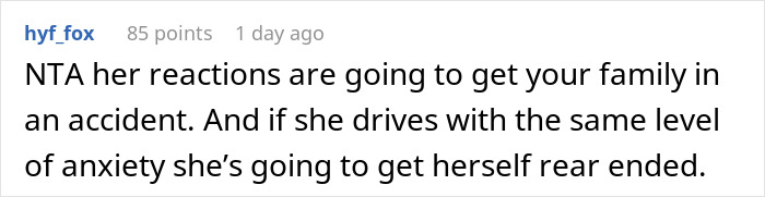 &ldquo;I Humiliated Her&rdquo;: Husband Bans Wife From The Front Seat After Her Anxiety Meltdown Puts Them At Risk
