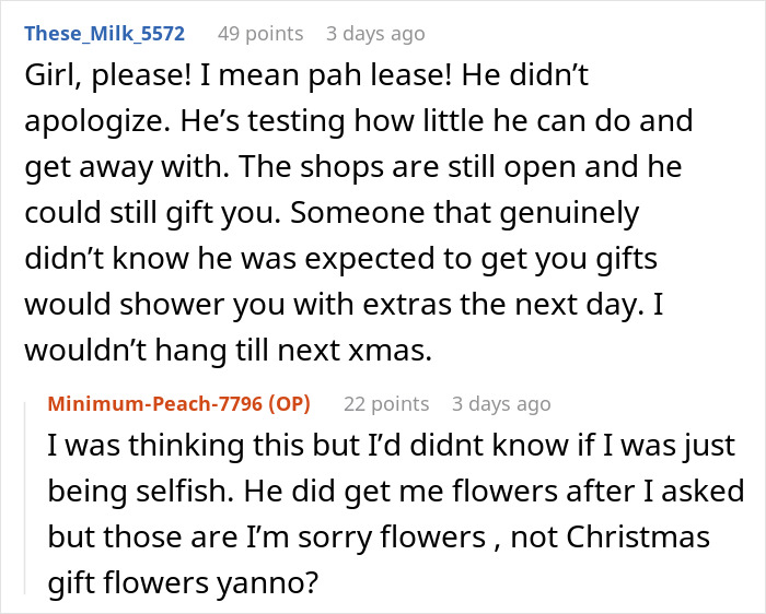 Man Fails To Buy His GF Any Christmas Presents Then Claims The Holiday Just “Snuck Up” On Him Man Fails To Buy His GF Any Christmas Presents Then Claims The Holiday Just “Snuck Up” On Him