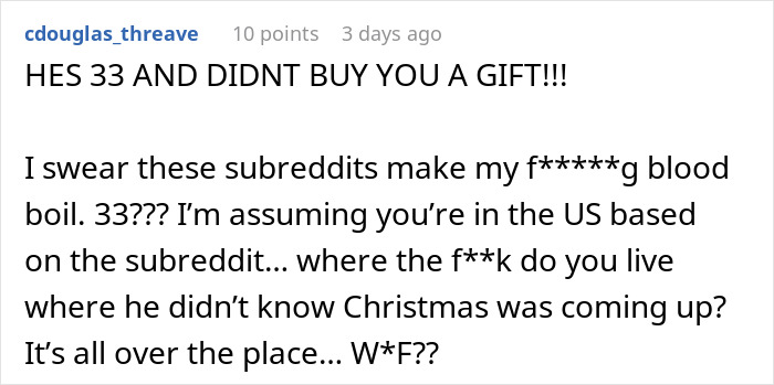 Man Fails To Buy His GF Any Christmas Presents Then Claims The Holiday Just “Snuck Up” On Him Man Fails To Buy His GF Any Christmas Presents Then Claims The Holiday Just “Snuck Up” On Him