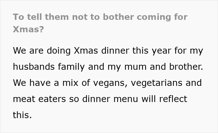 Vegan Teen Gets Shaded By Fam For Her Diet, Mom Plots To Keep Toxic Relative And Bro Away