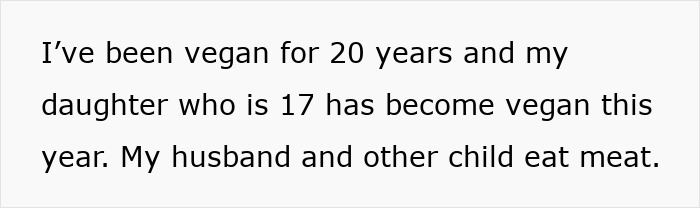 Vegan Teen Gets Shaded By Fam For Her Diet, Mom Plots To Keep Toxic Relative And Bro Away