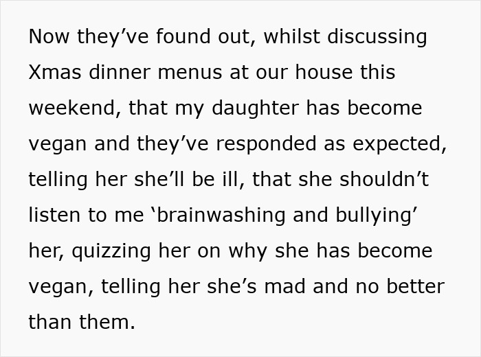 Vegan Teen Gets Shaded By Fam For Her Diet, Mom Plots To Keep Toxic Relative And Bro Away