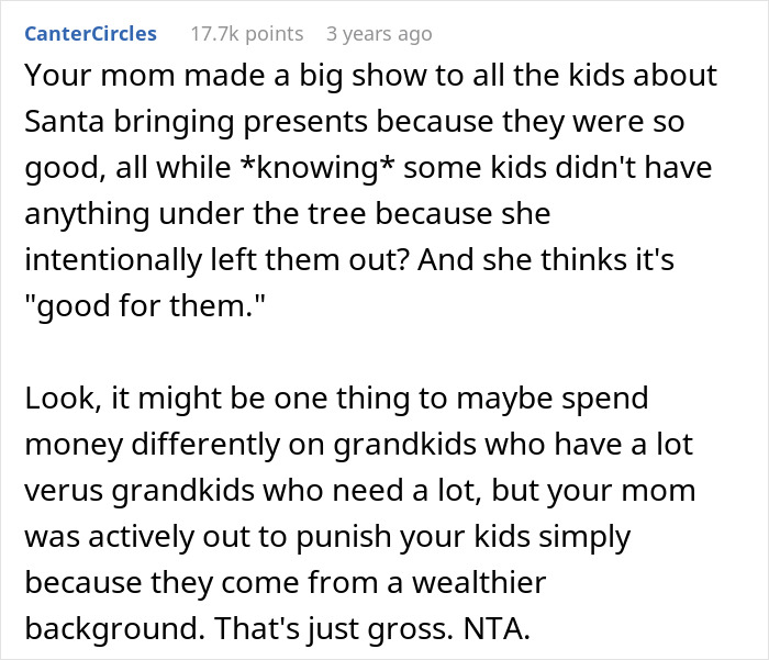 Woman Marries Into Rich Family, Horrified When Her Mom Doesn&rsquo;t Give Kids Gifts As They Have Enough