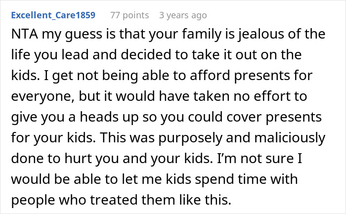 Woman Marries Into Rich Family, Horrified When Her Mom Doesn&rsquo;t Give Kids Gifts As They Have Enough