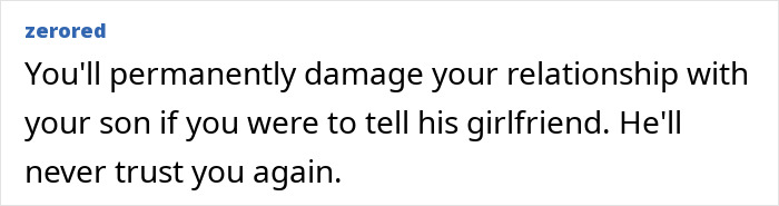 “I Am Disgusted”: Mom Shocked After Learning Son Is Cheating On GF, Threatens To Tell Her “I Am Disgusted”: Mom Shocked After Learning Son Is Cheating On GF, Threatens To Tell Her