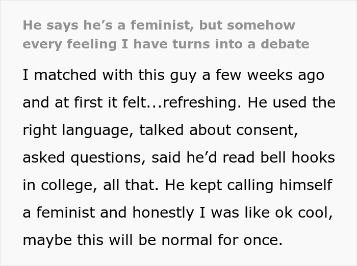 Woman Thinks She Found A Perfect Match, Mortified When He Turns Every Boundary Into A Therapy Battle