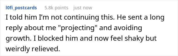 Woman Thinks She Found A Perfect Match, Mortified When He Turns Every Boundary Into A Therapy Battle