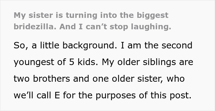 Woman Witnesses Sister Turn Into A Bridezilla, Calls A Family Meeting And It Gets Messy