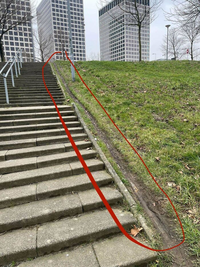 94 &ldquo;Desire Paths&rdquo; That Show How Cities Plan In Theory &mdash; And People Walk In Reality (New Pics)