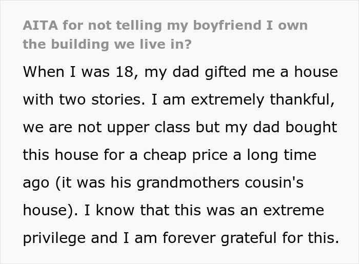 Guy Learns That His Girlfriend Is A Landlord, Demands Half Of Her Profits Guy Learns That His Girlfriend Is A Landlord, Demands Half Of Her Profits