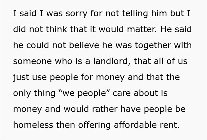 Guy Learns That His Girlfriend Is A Landlord, Demands Half Of Her Profits Guy Learns That His Girlfriend Is A Landlord, Demands Half Of Her Profits