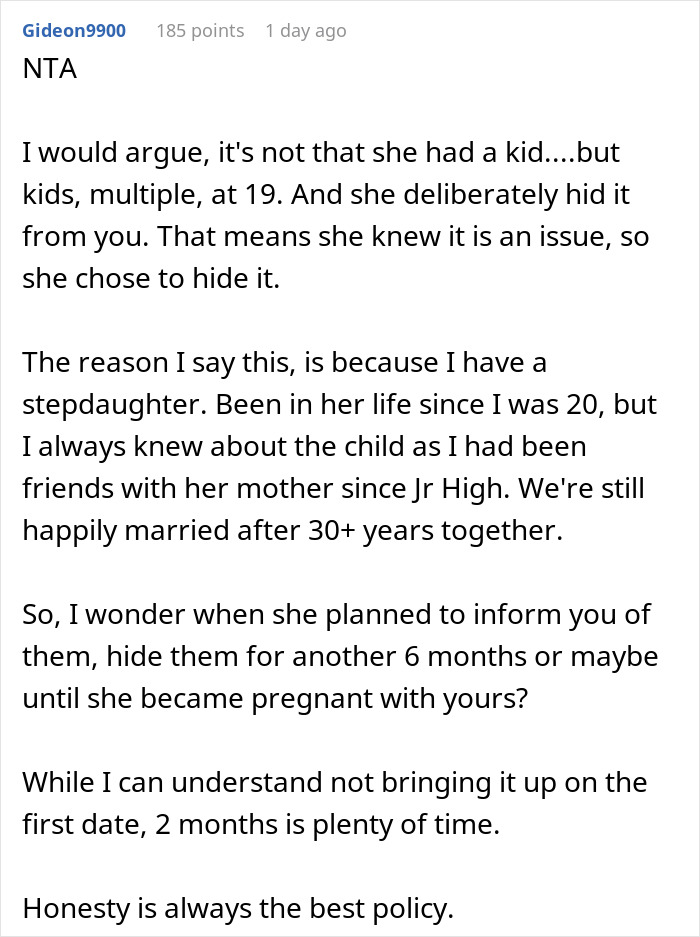 “Why Didn’t She Tell Me?”: Man Wonders If He Was Wrong For Dumping His GF Because She Has Kids “Why Didn’t She Tell Me?”: Man Wonders If He Was Wrong For Dumping His GF Because She Has Kids