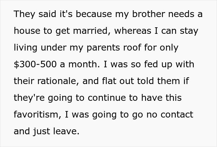 Biased Parents See It As “Duty” To Help Their Son With $30k For Home, Refuse To Help Daughter In The Same Way Biased Parents See It As “Duty” To Help Their Son With $30k For Home, Refuse To Help Daughter In The Same Way