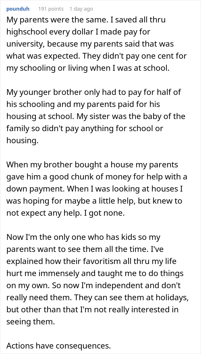 Biased Parents See It As “Duty” To Help Their Son With $30k For Home, Refuse To Help Daughter In The Same Way Biased Parents See It As “Duty” To Help Their Son With $30k For Home, Refuse To Help Daughter In The Same Way