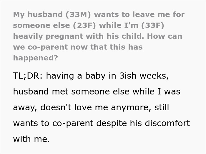 Bipolar Guy Dumps His Very Pregnant Wife For Young Lover, She Worries About Co-Parenting With Him Bipolar Guy Dumps His Very Pregnant Wife For Young Lover, She Worries About Co-Parenting With Him
