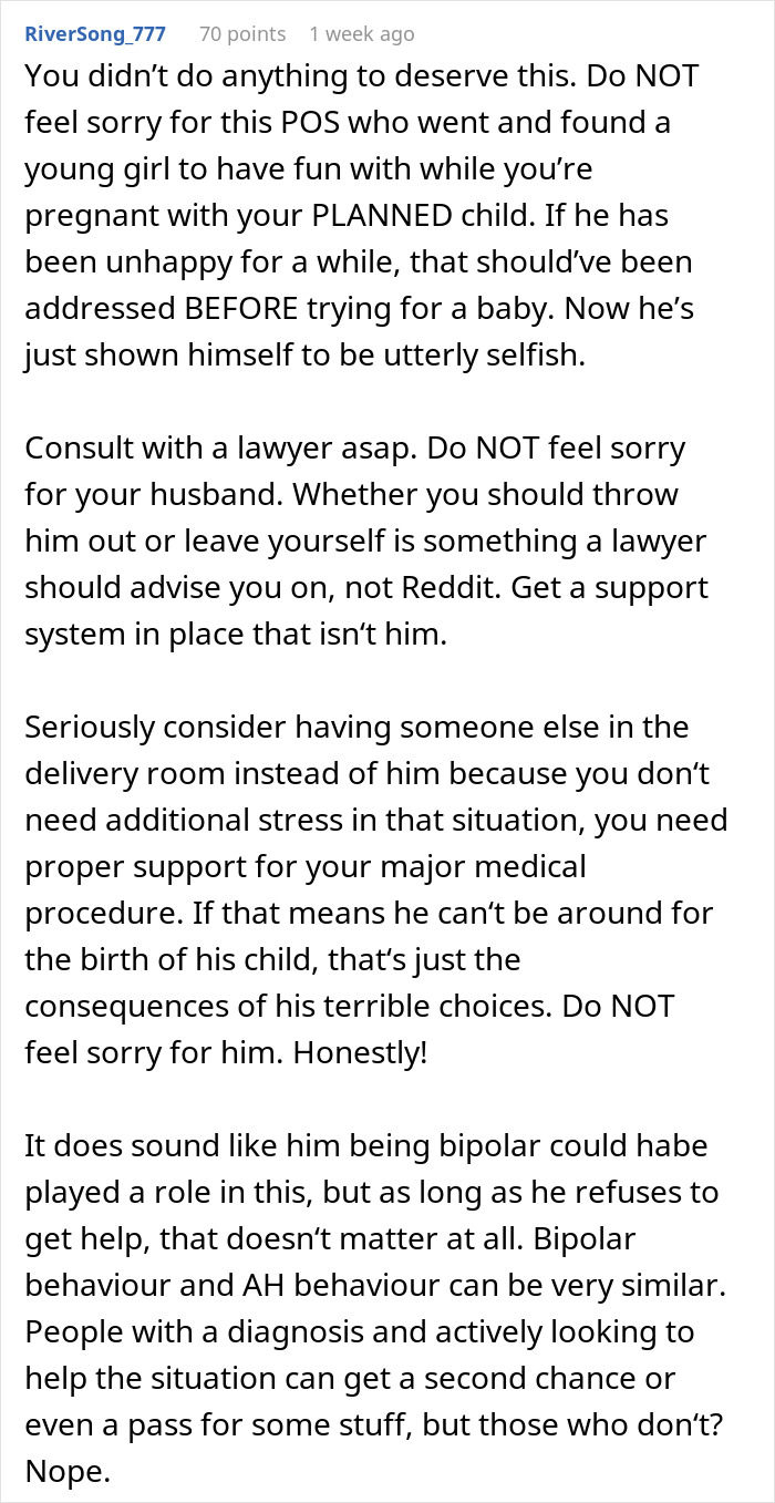 Bipolar Guy Dumps His Very Pregnant Wife For Young Lover, She Worries About Co-Parenting With Him Bipolar Guy Dumps His Very Pregnant Wife For Young Lover, She Worries About Co-Parenting With Him