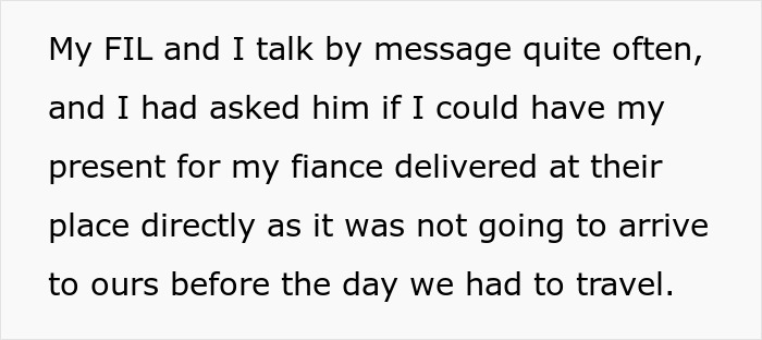 Cunning MIL Hijacks DIL’s Christmas Present For Fianc&eacute; And Pretends It’s From Her, DIL Uncomfortable