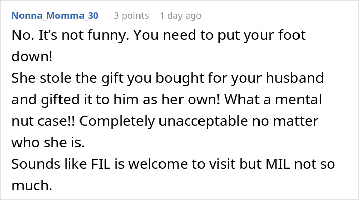 Cunning MIL Hijacks DIL’s Christmas Present For Fianc&eacute; And Pretends It’s From Her, DIL Uncomfortable