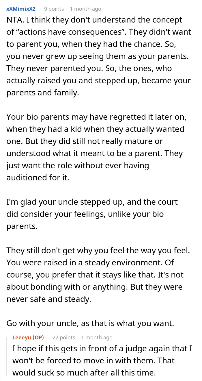 Teen Refuses To Live With Bio Parents Who Abandoned Him As A Kid, They Take The Matter To Court Teen Refuses To Live With Bio Parents Who Abandoned Him As A Kid, They Take The Matter To Court