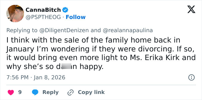 &ldquo;The Plot Thickens&rdquo;: Erika Kirk Faces Custody Speculation After Explosive Congresswoman Remark