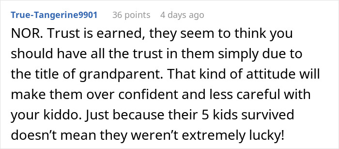 &ldquo;We Don&rsquo;t Trust Them&rdquo;: In-Laws Refuse To Take The Grandchild&rsquo;s Safety Seriously, Get Banned From Babysitting