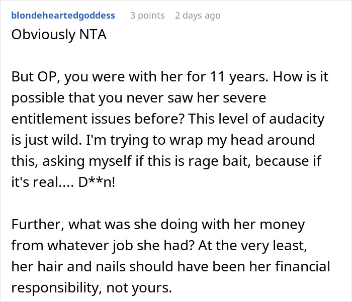 Woman Tanks Her Relationship Of 11 Years By Cheating, Expects Her Ex To Keep Bankrolling Her Woman Tanks Her Relationship Of 11 Years By Cheating, Expects Her Ex To Keep Bankrolling Her