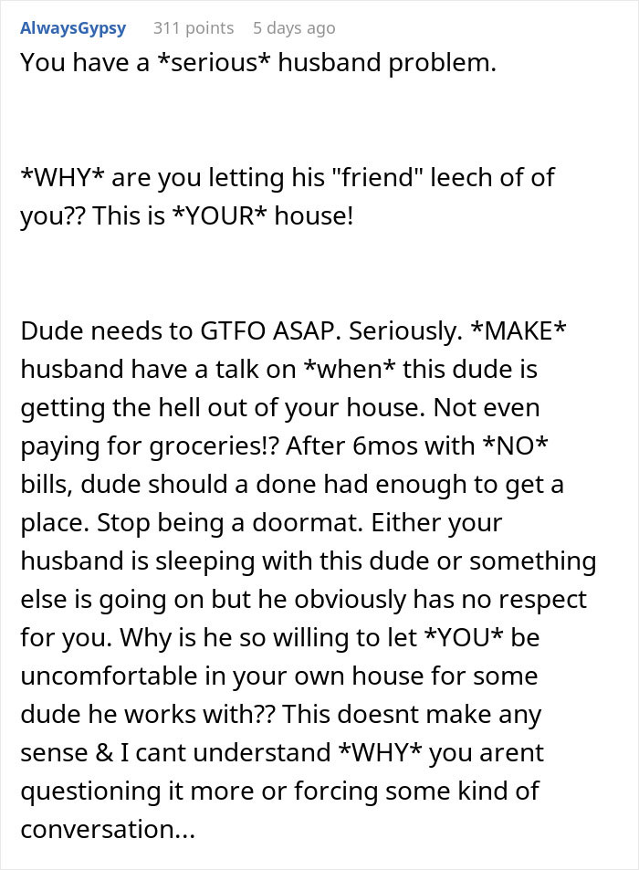 Woman Never Wears A Bra At Home, It Suddenly Starts Bothering Her Husband