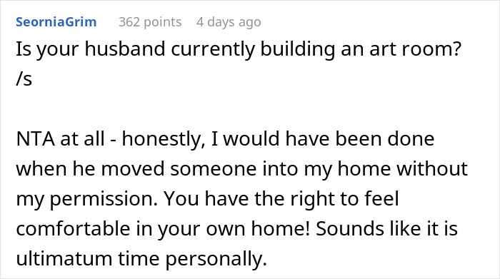 Woman Never Wears A Bra At Home, It Suddenly Starts Bothering Her Husband