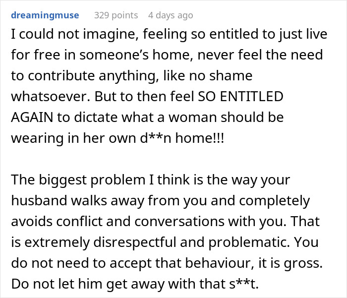 Woman Never Wears A Bra At Home, It Suddenly Starts Bothering Her Husband