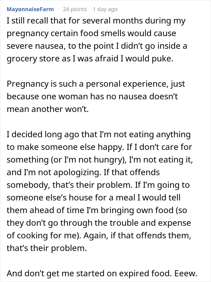 &ldquo;Expired Food In Her Pantry From 1999&rdquo;: Pregnant Woman Declines MIL&rsquo;s Meals, It Doesn&rsquo;t Go Down Well