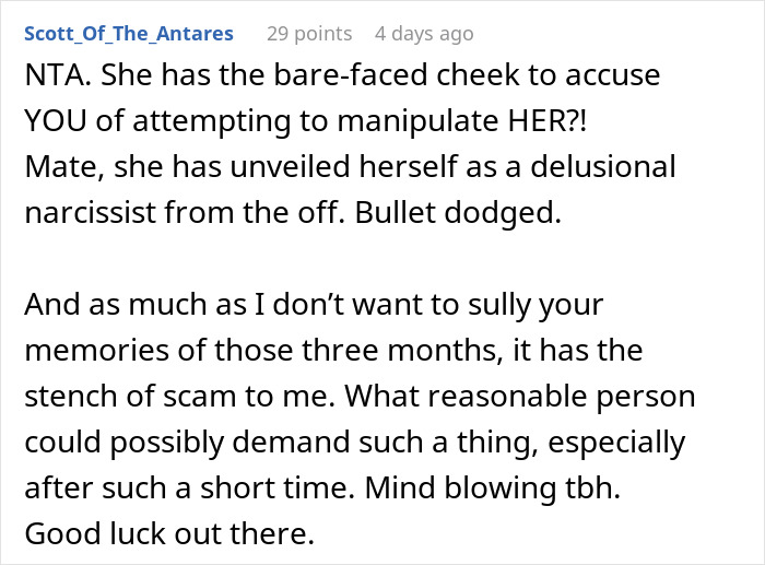 Woman Forces BF To Sign A Contract That Would Give Her A Share Of His Income For The Rest Of His Life