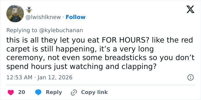 Golden Globes Food Stuns Fans As It’s Revealed You Can Order It On DoorDash Golden Globes Food Stuns Fans As It’s Revealed You Can Order It On DoorDash