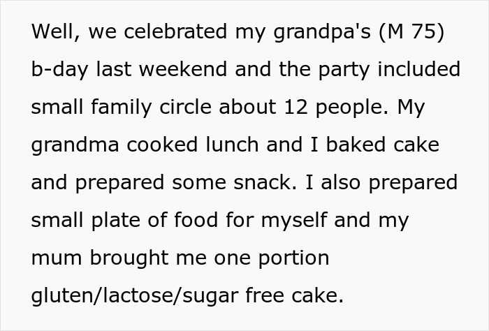 5YO Niece Insists On Having Diabetic Aunt&rsquo;s Only Cake Slice, She&rsquo;s Mortified As Parents Enable Her