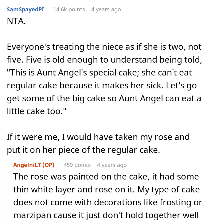5YO Niece Insists On Having Diabetic Aunt&rsquo;s Only Cake Slice, She&rsquo;s Mortified As Parents Enable Her