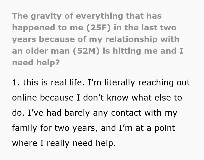 “He Trapped Me”: 25YO Mom Pleas For An Escape From 52YO Partner After Having His Baby