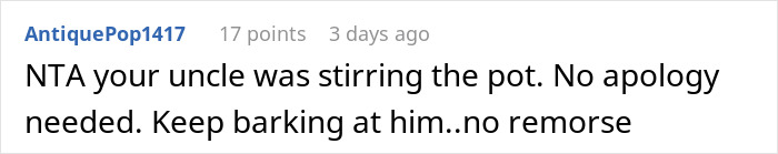 Bald And Divorced Man Shames Nephew For Having Long Hair And Cooking For GF, He Finally Snaps