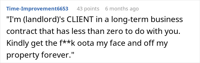Entitled Sister Thinks Being &ldquo;Family&rdquo; Gives Her A Free Pass To Harass Brother&rsquo;s Tenant, Gets A Reality Check