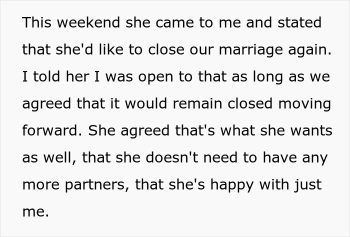 Wife Makes Husband Agree To An Open Marriage To Get His Permission To Reconnect With Her Ex