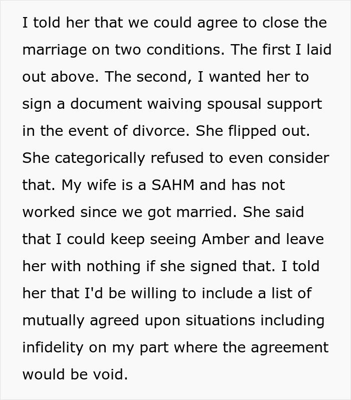 Wife Makes Husband Agree To An Open Marriage To Get His Permission To Reconnect With Her Ex