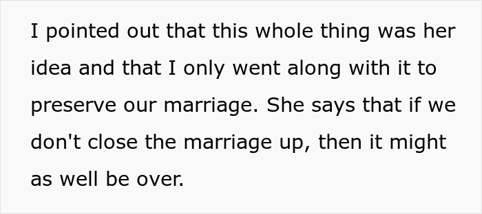 Wife Makes Husband Agree To An Open Marriage To Get His Permission To Reconnect With Her Ex
