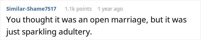 Wife Makes Husband Agree To An Open Marriage To Get His Permission To Reconnect With Her Ex