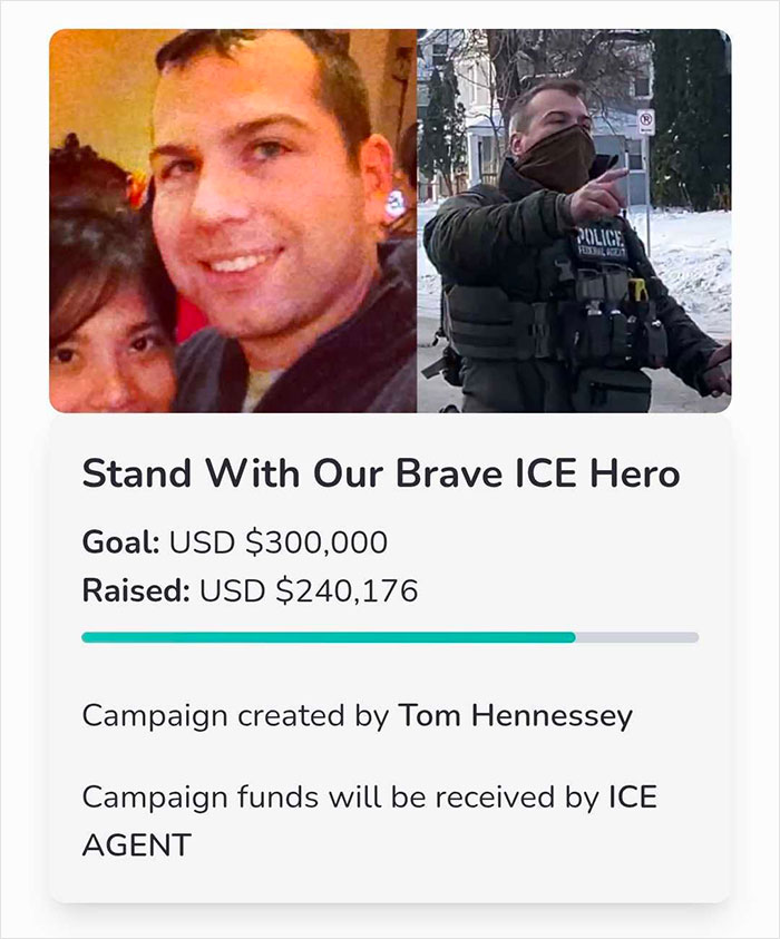 &ldquo;Trying To Make Him Some Kind Of Hero&rdquo;: Minneapolis ICE Agent Breaks Silence After Crowdfunding