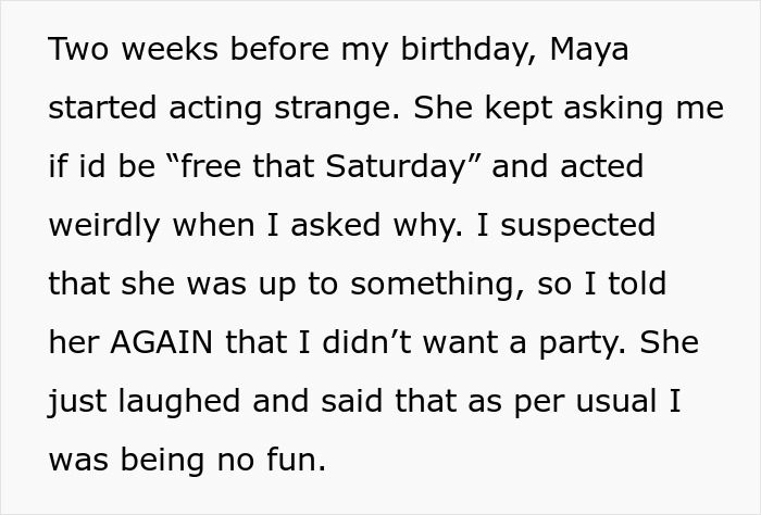 Woman Blasted For Skipping Her Birthday Party Sister Organized Because Her Ex Was Invited Woman Blasted For Skipping Her Birthday Party Sister Organized Because Her Ex Was Invited