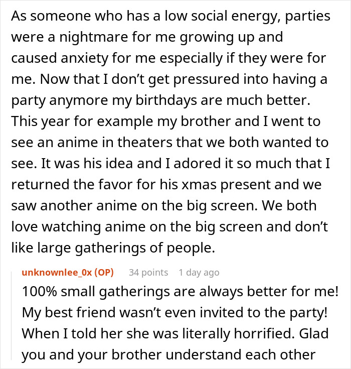 Woman Blasted For Skipping Her Birthday Party Sister Organized Because Her Ex Was Invited Woman Blasted For Skipping Her Birthday Party Sister Organized Because Her Ex Was Invited