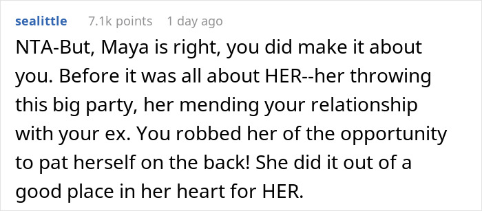 Woman Blasted For Skipping Her Birthday Party Sister Organized Because Her Ex Was Invited Woman Blasted For Skipping Her Birthday Party Sister Organized Because Her Ex Was Invited