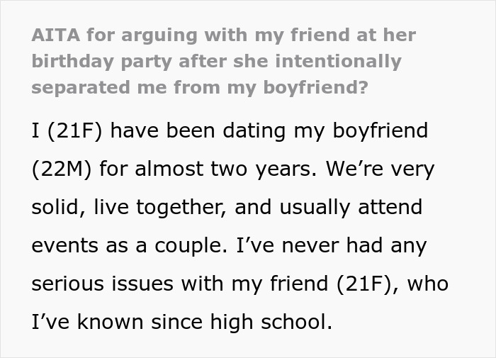 Birthday Host Decides Bestie&rsquo;s BF Doesn&rsquo;t Fit Her Party Vibe, Exiles Him From The Table And Sparks Drama