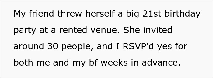 Birthday Host Decides Bestie&rsquo;s BF Doesn&rsquo;t Fit Her Party Vibe, Exiles Him From The Table And Sparks Drama