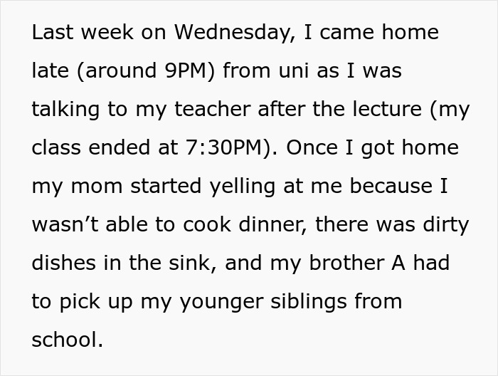20YO Is Burned Out From Managing Chores With School, Loses It When Mom Calls Her “Useless”