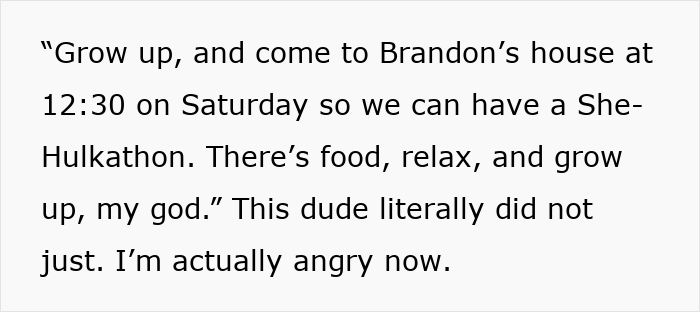 Guy Mocks Teen For Not Liking Superhero Stuff, Gets Offensive When He Learns It’s Grief-Related